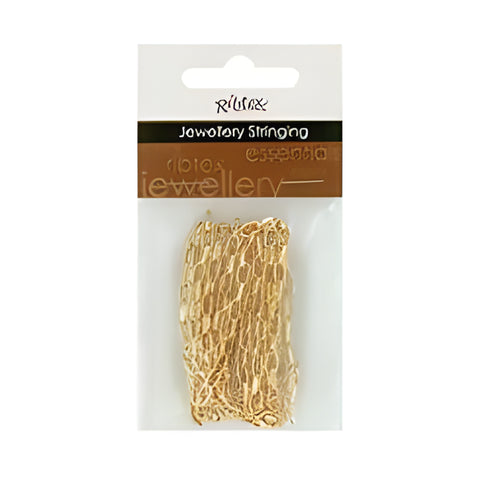 7mm x 4mm Gold Colour Straight Oval Link Chain
